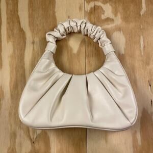 JW Pei Gabbi Ruched Hobo Handbag – Ivory